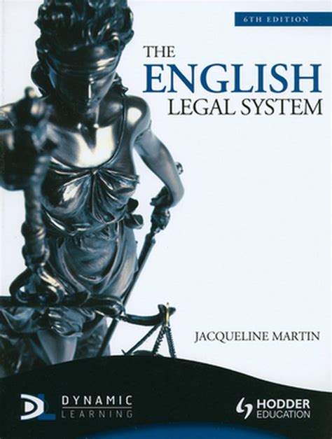 Read Jacqueline Martin English Legal System 
