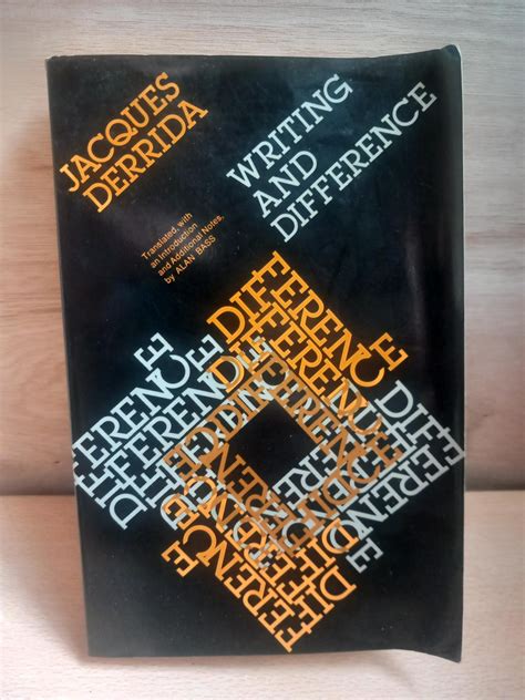 Jacques Derrida Writing And Difference