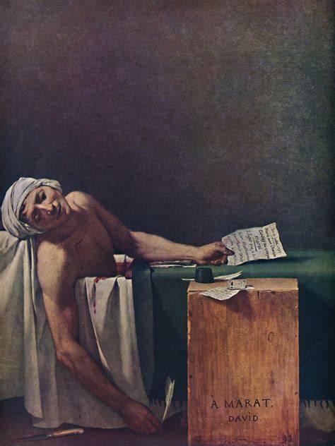 jacques louis david s marat masterpieces of wester