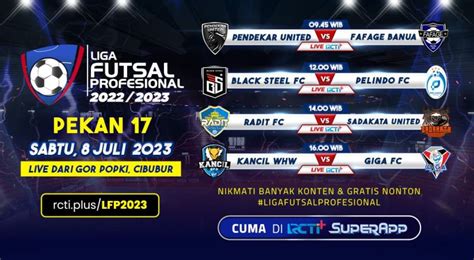 JADWAL LIGA FUTSAL INDONESIA：Jadwal, Hasil, dan Klasemen Pro Futsal League 2024-2025