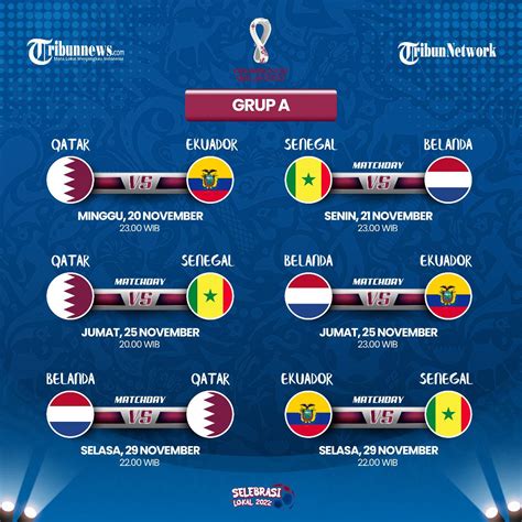 Jadwal Piala Dunia 2022  Belanda Vs Qatar Jam 10 Malam  Tak Ada Lagi Tayangan Jam 5 Dan 8 - Jadwal Siaran Langsung Piala Dunia 2022 Hari Ini