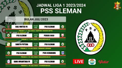 JADWAL PSS SLEMAN 🐖 LIVE JADWAL PERTANDINGAN PSS SLEMAN VS PERSIK KEDIRI