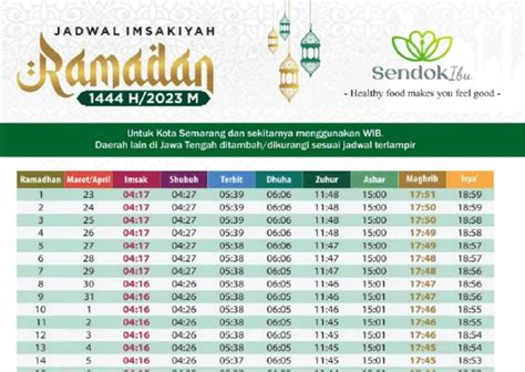 jadwal ramadhan 2023