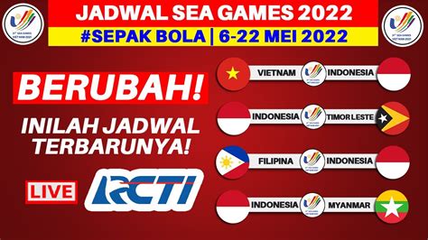 jadwal sepak bola timnas indonesia sea games
