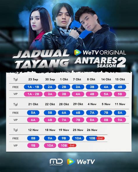 Jadwal Tayang Antares Season 2 di WeTV Lengkap dengan Linknya!