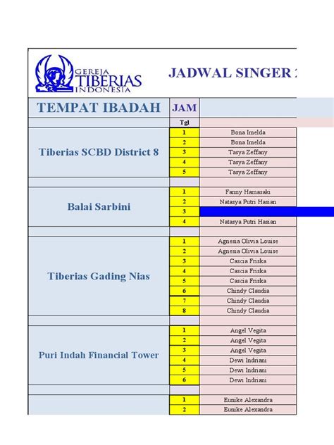 JADWAL TIBERIAS - Tiberias Braga City Walk Lt. 2