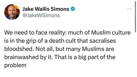 Jake Wallis Simons Deleted Tweet