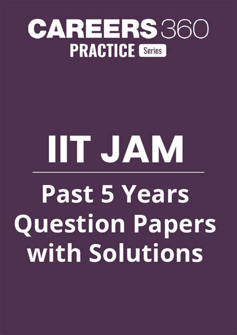 Jam Previous Year Question Papers Chemistry