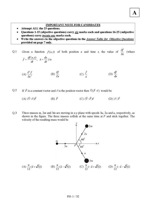 Download Jam Physics Question Paper 