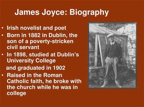 james joyce biography slideshare