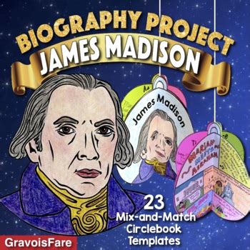 james madison president biography projects