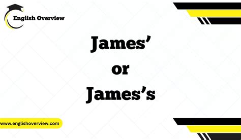 James Or James's