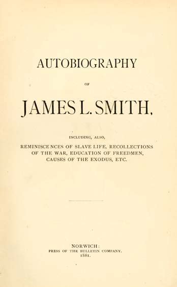james smith autobiography
