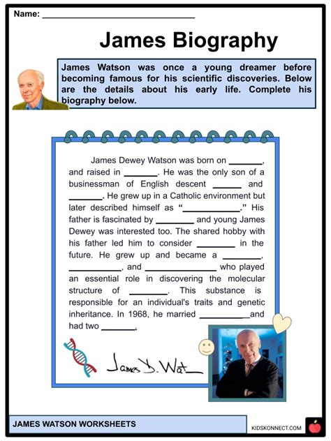 james watson biography summary form