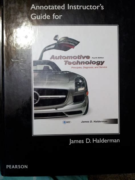 Full Download James D Halderman Automotive Technology 4Th Edition 