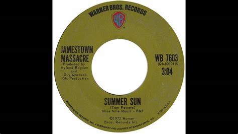 jamestown massacre summer sun