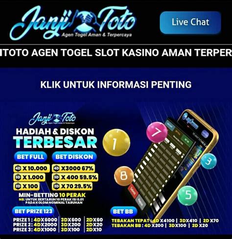 JANJI TOTO - CABE4D | Bandar Togel Online Bet Murah | Situs Toto Server Luar