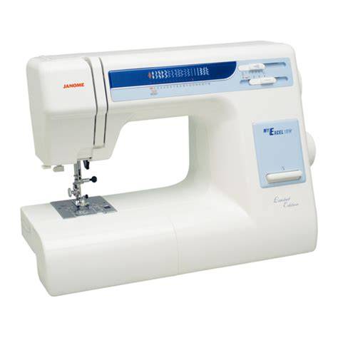 janome sewing machine myexcel 18w manuals