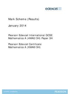 january 2014 edexcel math 3hr markscheme