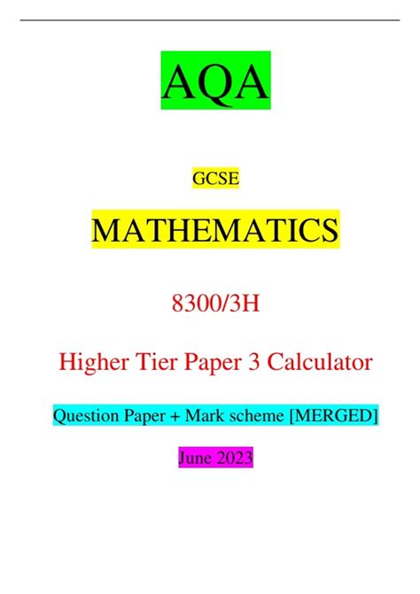 Read January 2013 Mathematics A Paper 3H 