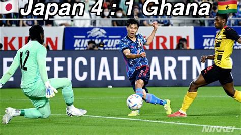 japan vs ghana highlights today