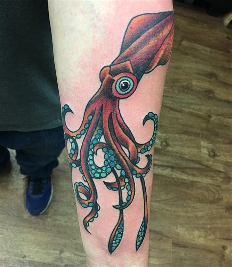 Japanese Squid Tattoos