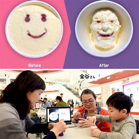 Japanese Ice Cream Panapp Scary Faces Revealed