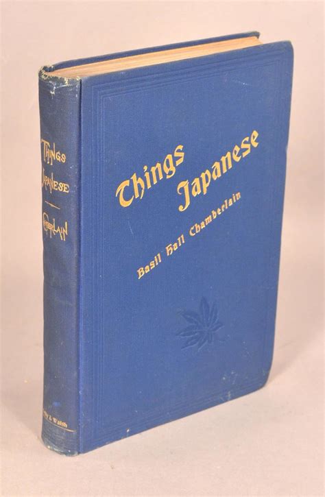 Read Japanese Things By Basil Chamberlain 