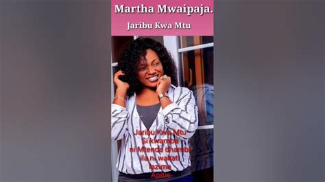 jaribu kwa mtu by martha mwaipaja wedding