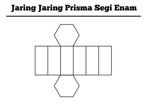 jaring jaring prisma segi enam