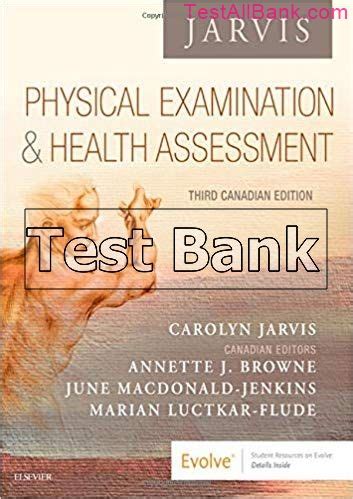 Full Download Jarvis Health Assessment Test Bank 