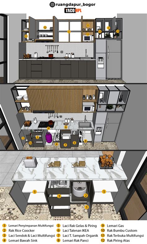 Jasa Gambar Desain Interior Kitchenset Custom Di Kabupaten Pembuatan Kitchen Set Aluminium Indragiri Hilir - Pembuatan Kitchen Set Aluminium Indragiri Hilir