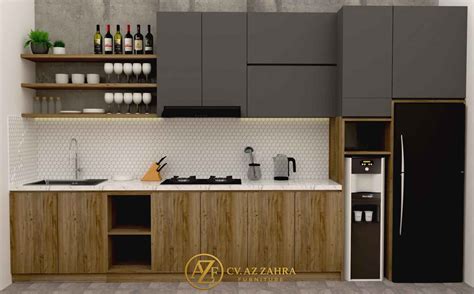 Jasa Kitchen Set Tegal Cv Az Zahra Furniture Kitchen Set Aluminium Tegal - Kitchen Set Aluminium Tegal