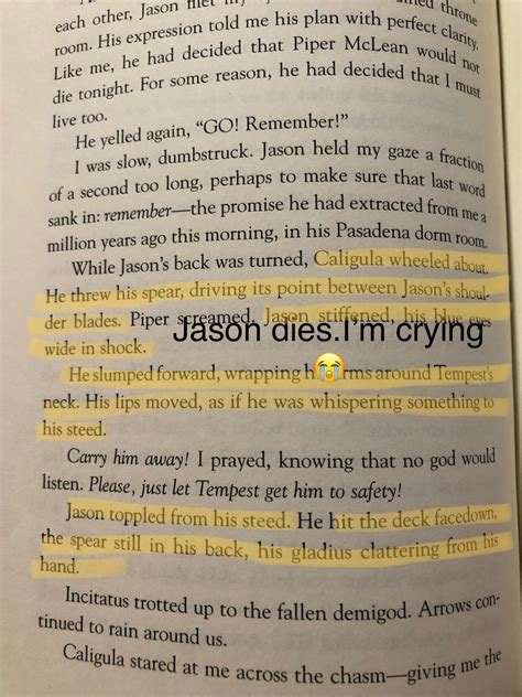 Jason Grace Death