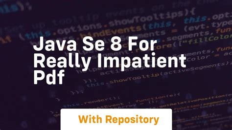 Java 8 For Impatient Pdf