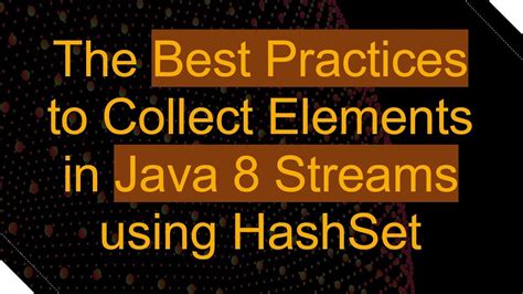 Java 8 Streams Best Practices And Pitfalls Cheat Sheet