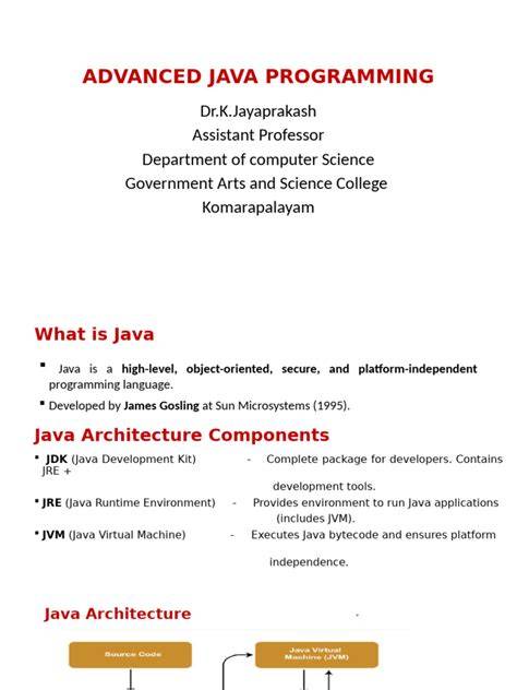 java advanced guide to programming code with java