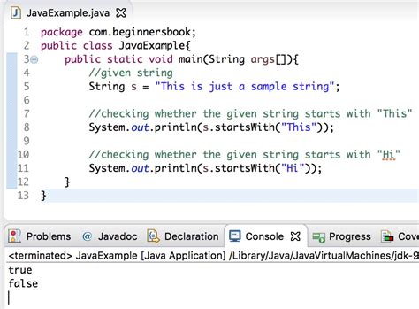 Java Check If String Ends With