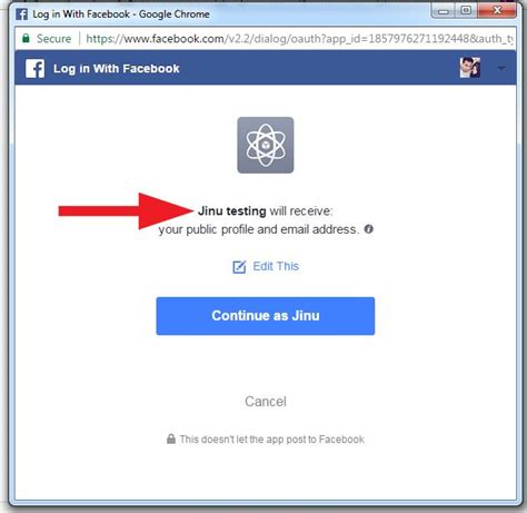 java facebook browser login
