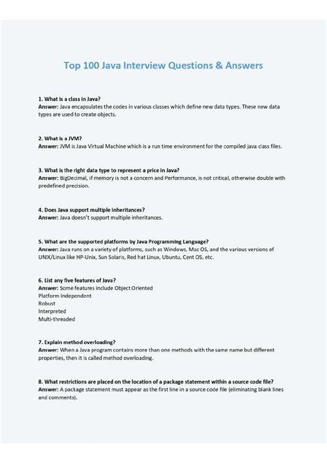 Java Java 100 Tests Answers Explanations Pass Final Exam Job Interview Exam Engineer Certification Exam Examination Java Programming Java In Easy Steps A Beginners Guide