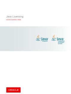 Java Licensing Logo Guidelines Oracle