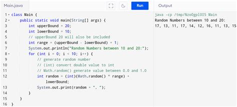 Java Math Random Range