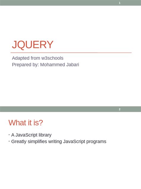 Java Script And J Query: The Missing Manual