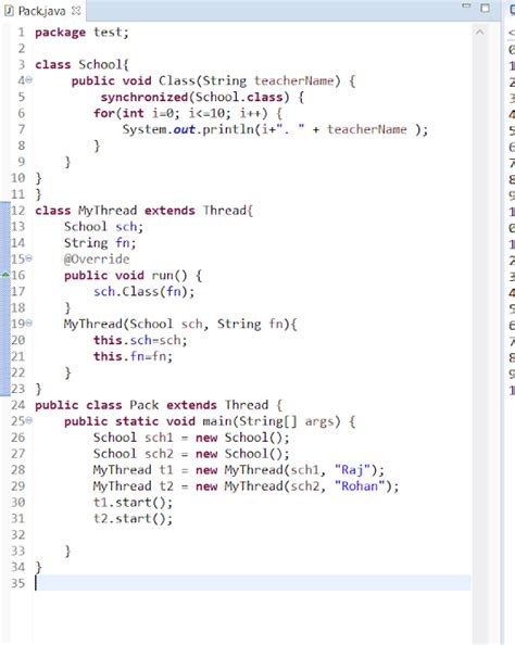 Java Synchronized Method