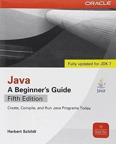 Read Online Java A Beginners Guide 5Th 
