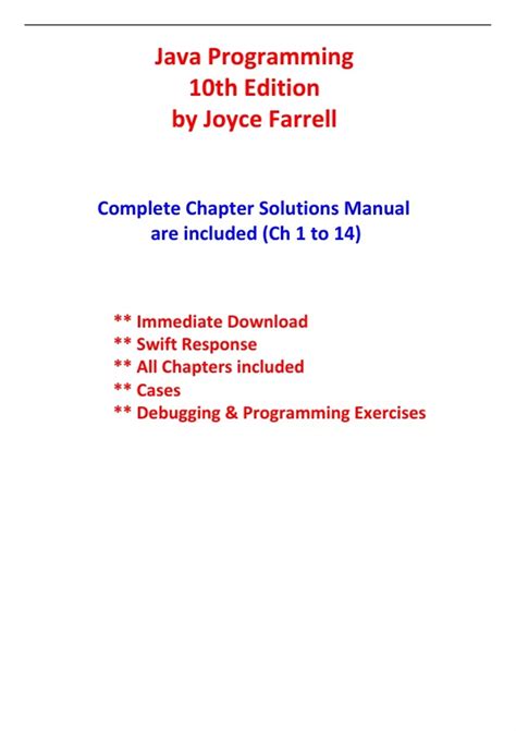 Read Java How To Program 10Th Edition Online Chapters 