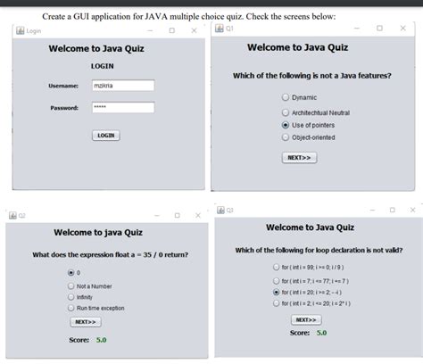 Read Online Java Multiple Choice Questions And Answers Gui 