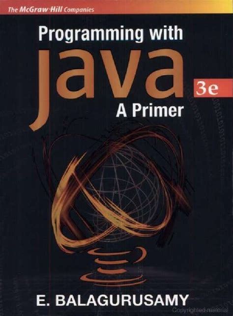 Read Java Programming 3Rd Edition By Balagurusamy 