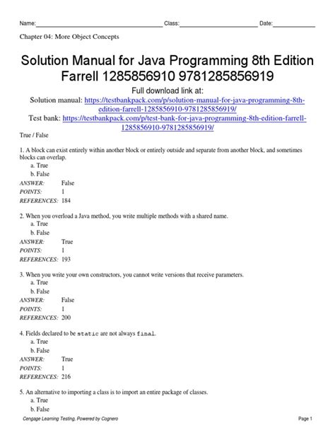 Read Online Java Programming Joyce Farrell Solutions File Type Pdf 