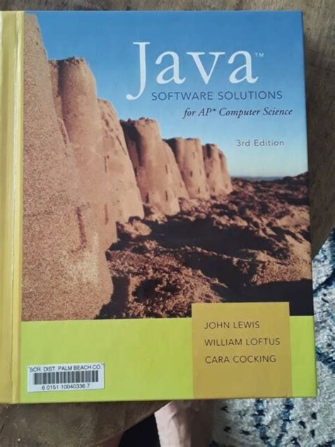 Read Java Software Solutions For Ap Computer Science 3Rd Edition 